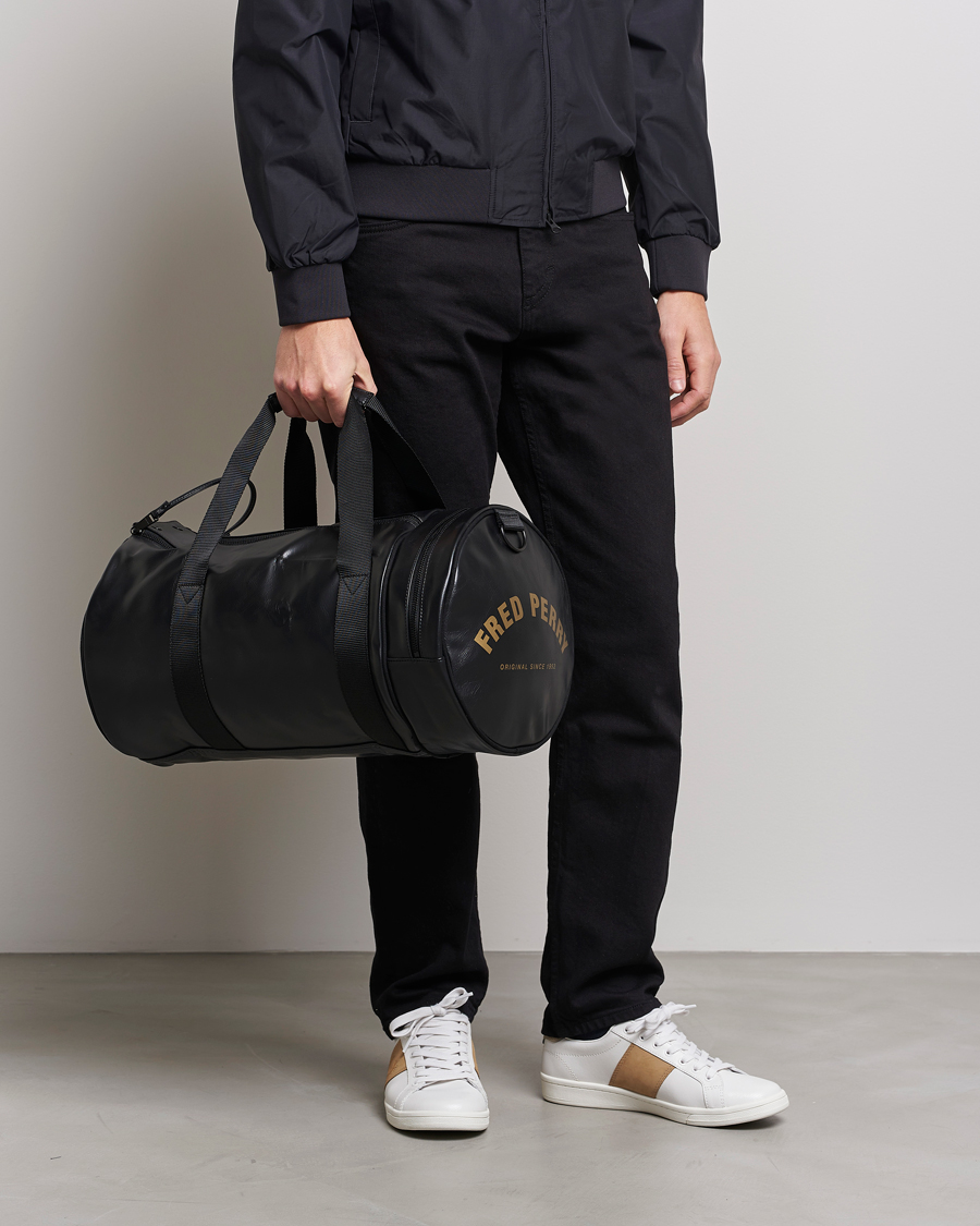 Herre | Fred Perry | Fred Perry | Tonal Barrel Bag Black