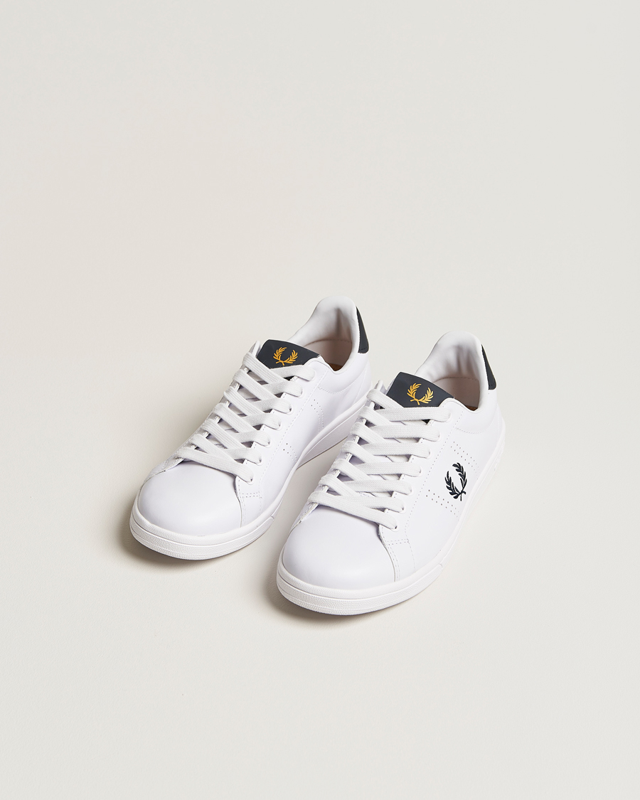 Fred Perry B721 Leather Sneakers - CareOfCarl.dk