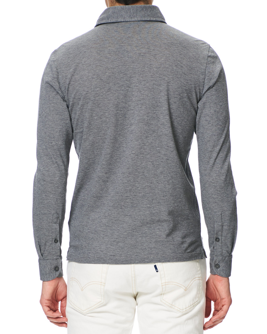 Herre | Skjorter | Gran Sasso | Popover Shirt Grey
