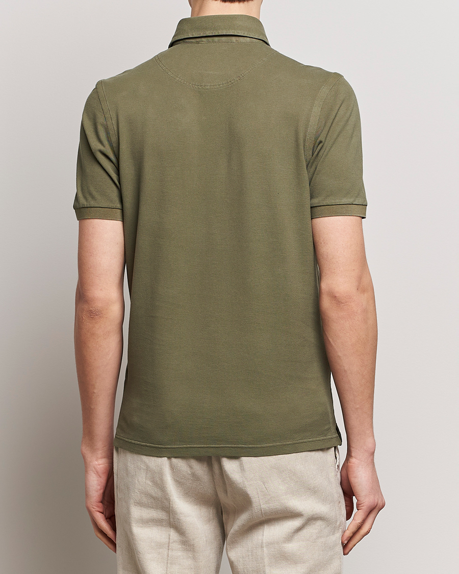 Herre | Polotrøjer | Gran Sasso | Washed Polo Medium Green