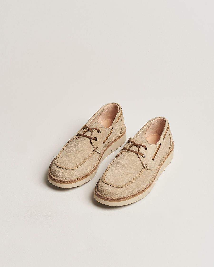 Herre | Italian Department | Astorflex | Boatflex Moccasin Stone Suede