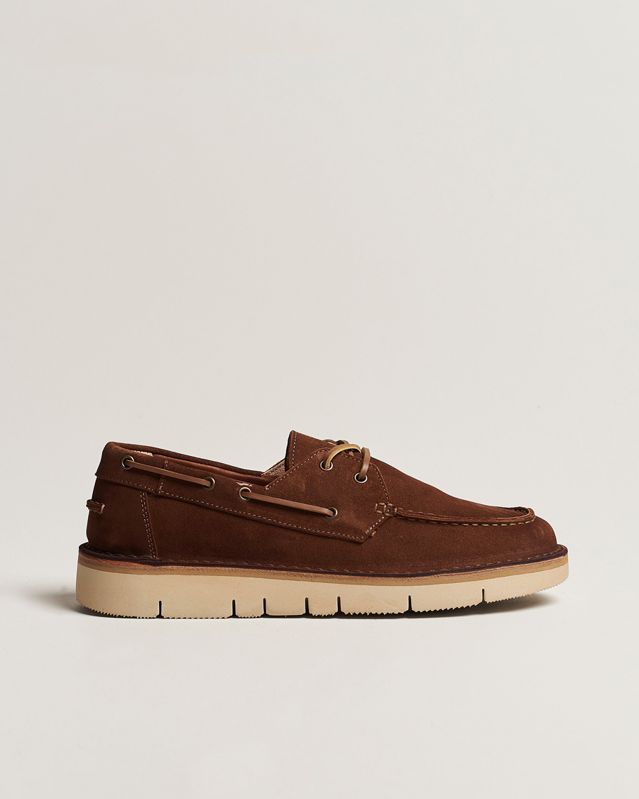 Astorflex Boatflex Suede Shoe Brown Suede CareOfCarl.dk