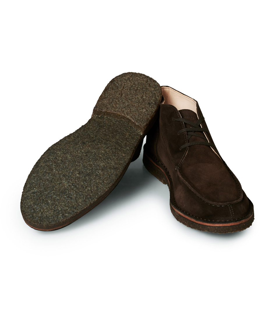 Astorflex Dukeflex Desert Boot Dark Chestnut Suede - CareOfCarl.dk