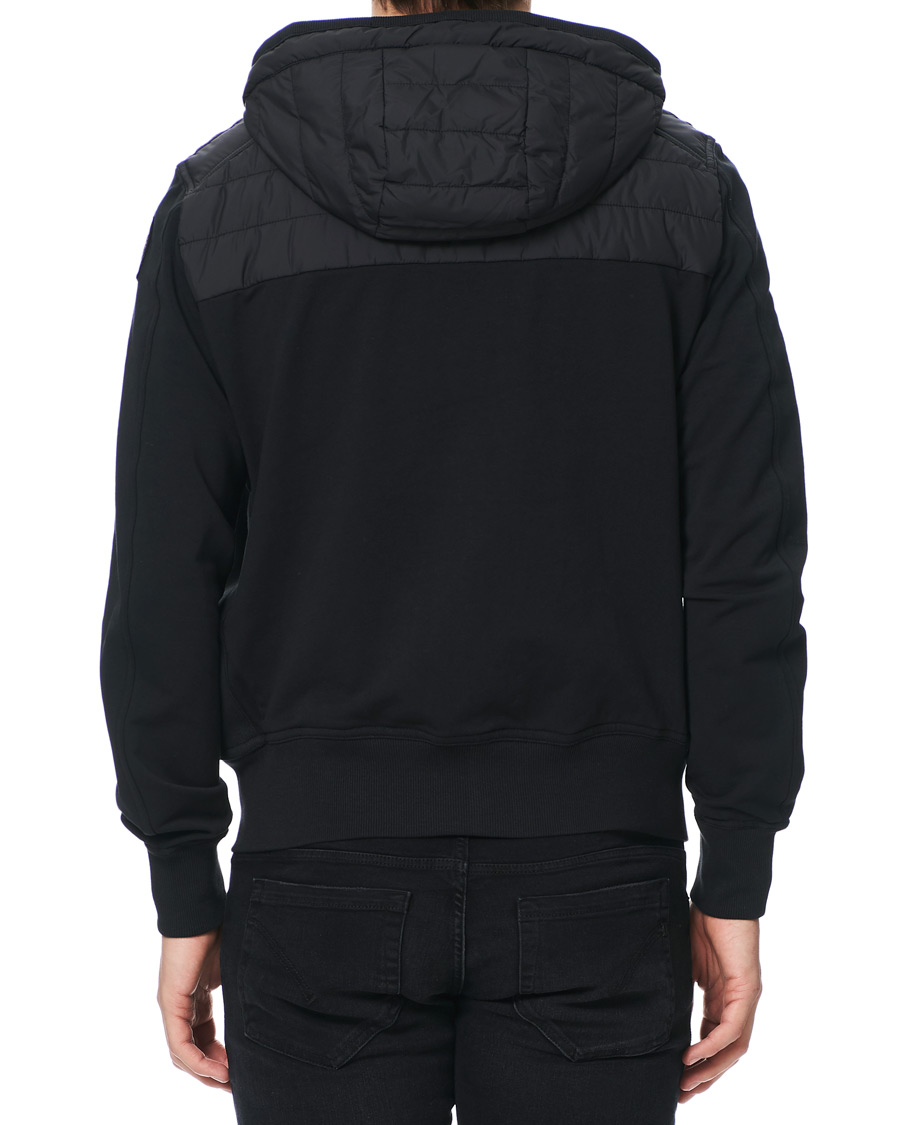 Herre | Jakker | Parajumpers | Ivor Fleece & Puffer Hooded Jacket Black