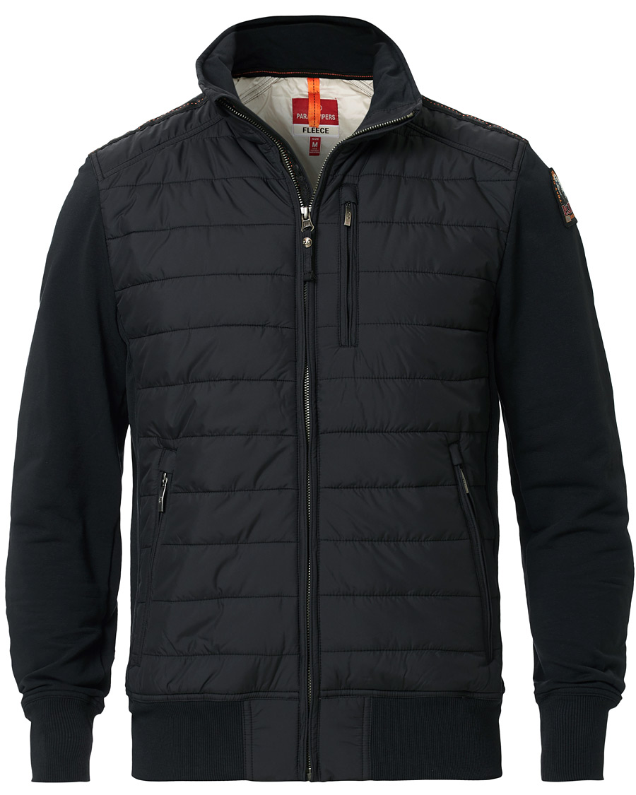 Herre | Jakker | Parajumpers | Elliot Fleece & Puffer Jacket Black
