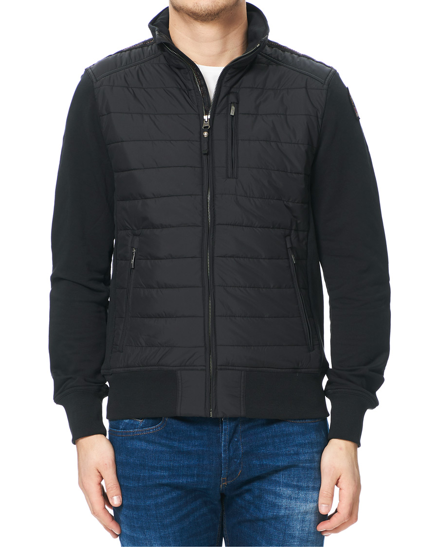 Herre | Jakker | Parajumpers | Elliot Fleece & Puffer Jacket Black