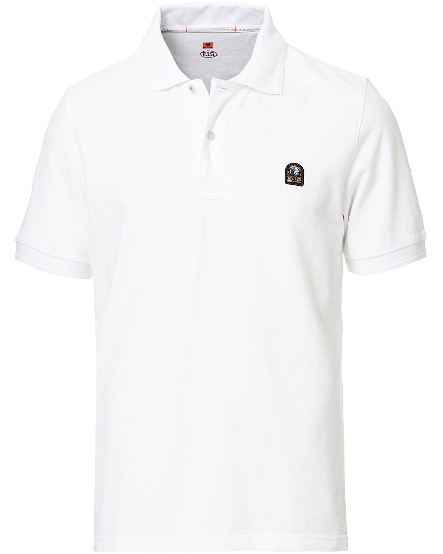Herre | Polotrøjer | Parajumpers | Patch Polo White Cream XL