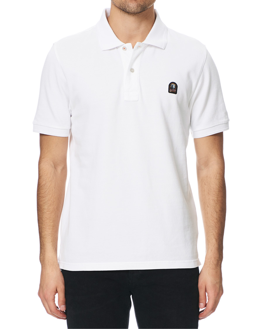 Herre | Polotrøjer | Parajumpers | Patch Polo White Cream XL