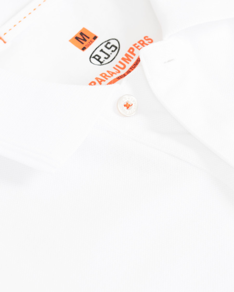 Herre | Polotrøjer | Parajumpers | Patch Polo White Cream XL