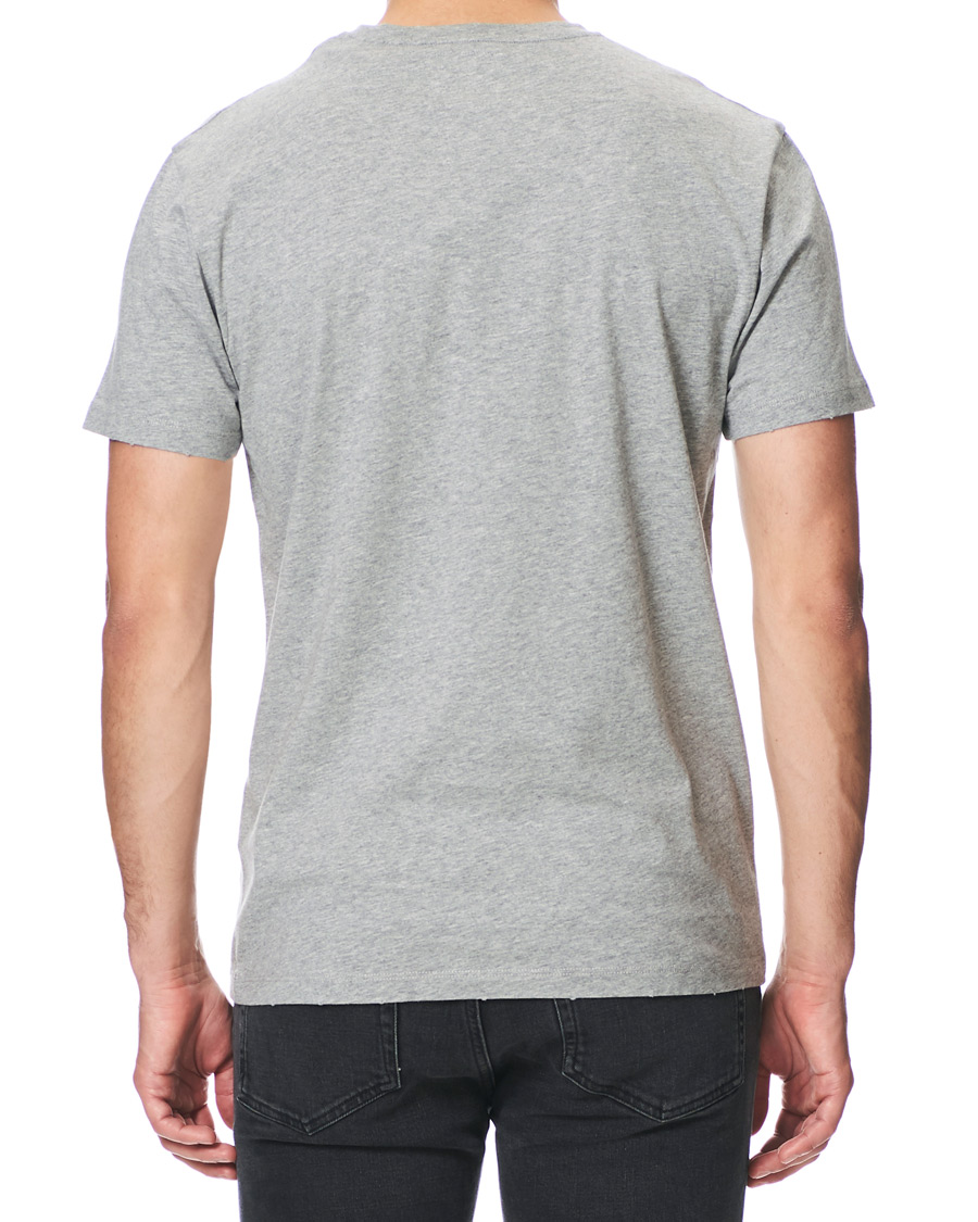 Herre | T-Shirts | Kent & Curwen | Rose Embroidered T-Shirt Grey