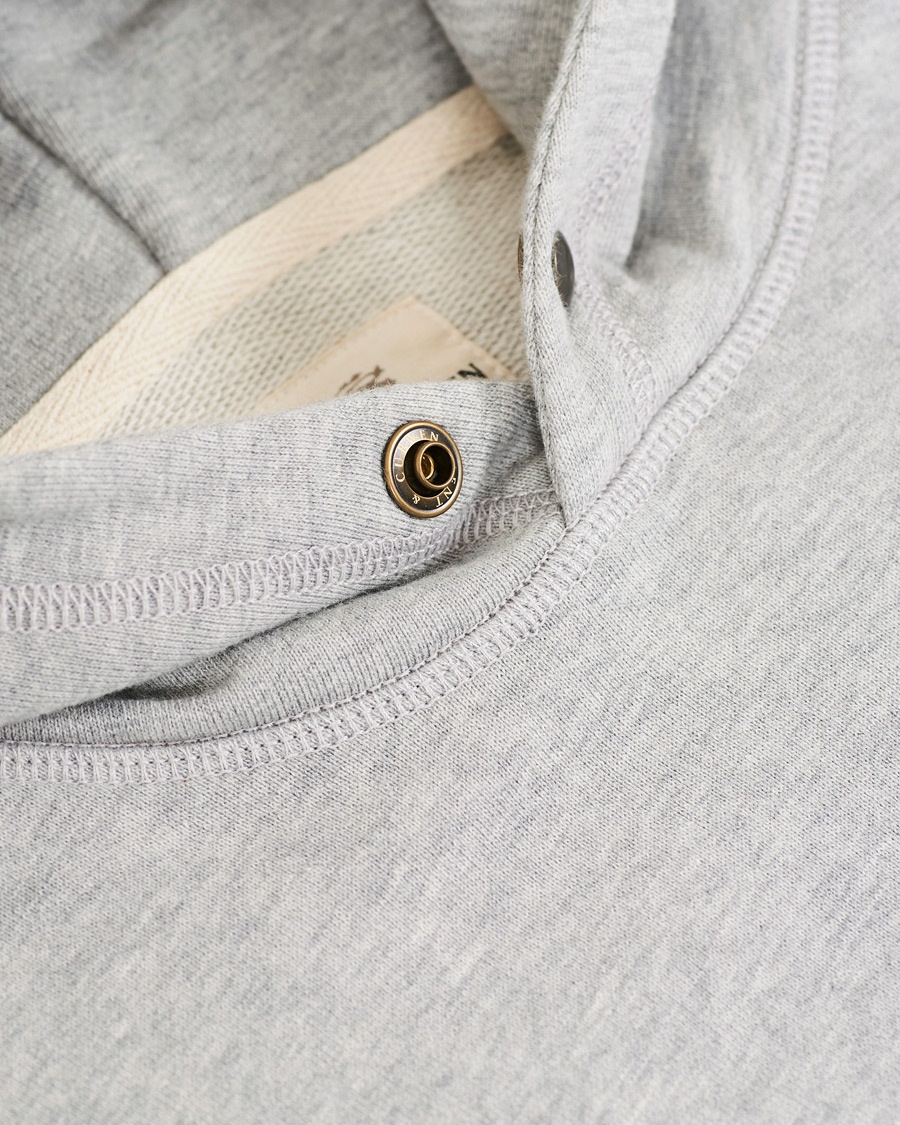 Herre | Trøjer | Kent & Curwen | Rose Embroidered Hoodie Grey