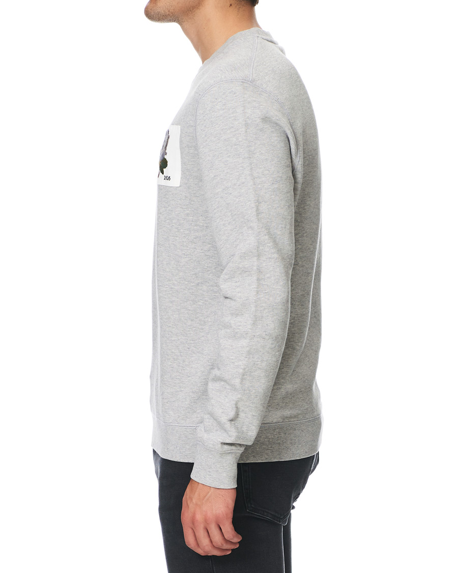 Herre | Trøjer | Kent & Curwen | Rose Embroidered Sweatshirt Grey