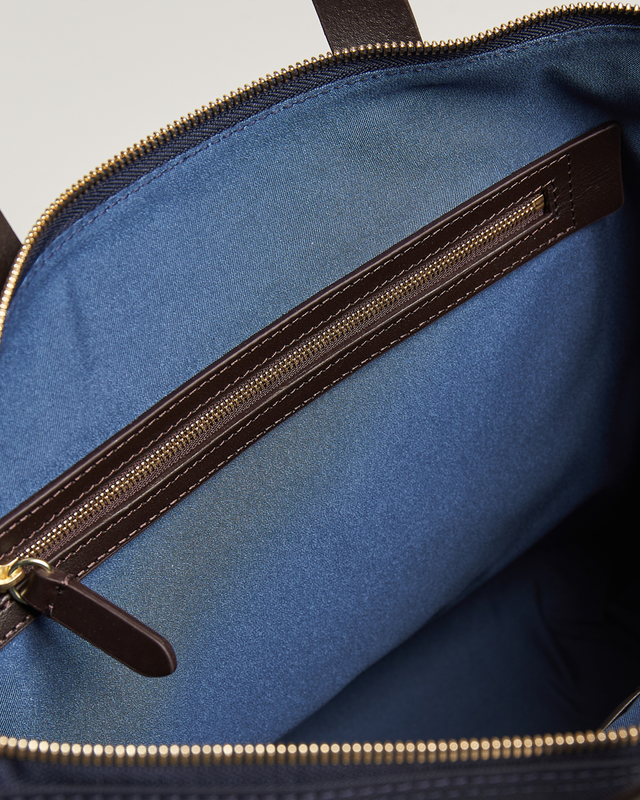 Herre | Tasker | Mismo | MismoM/S Canvas Slim BriefNavy/Dark Brown