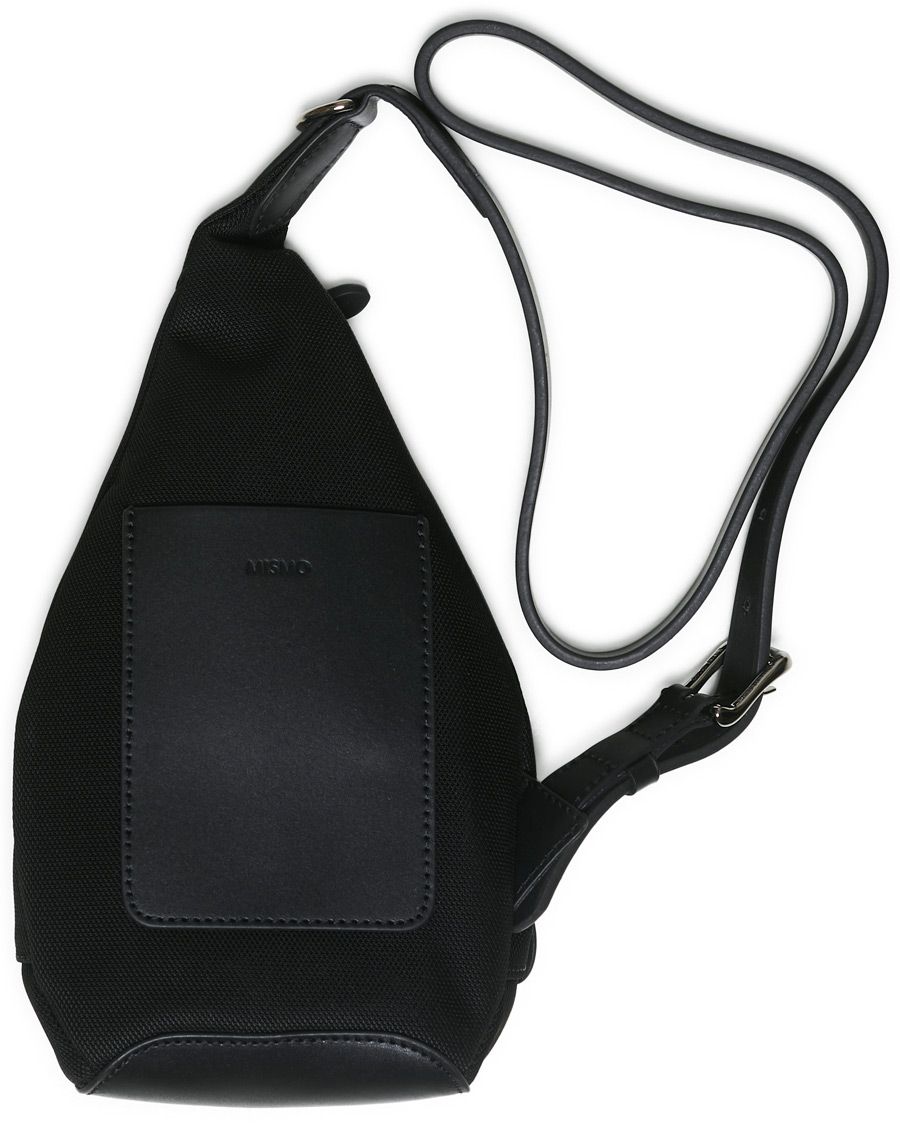 Herre | Mismo M/S Nylon Drop Bag Black/Black | Mismo | M/S Nylon Drop Bag Black/Black