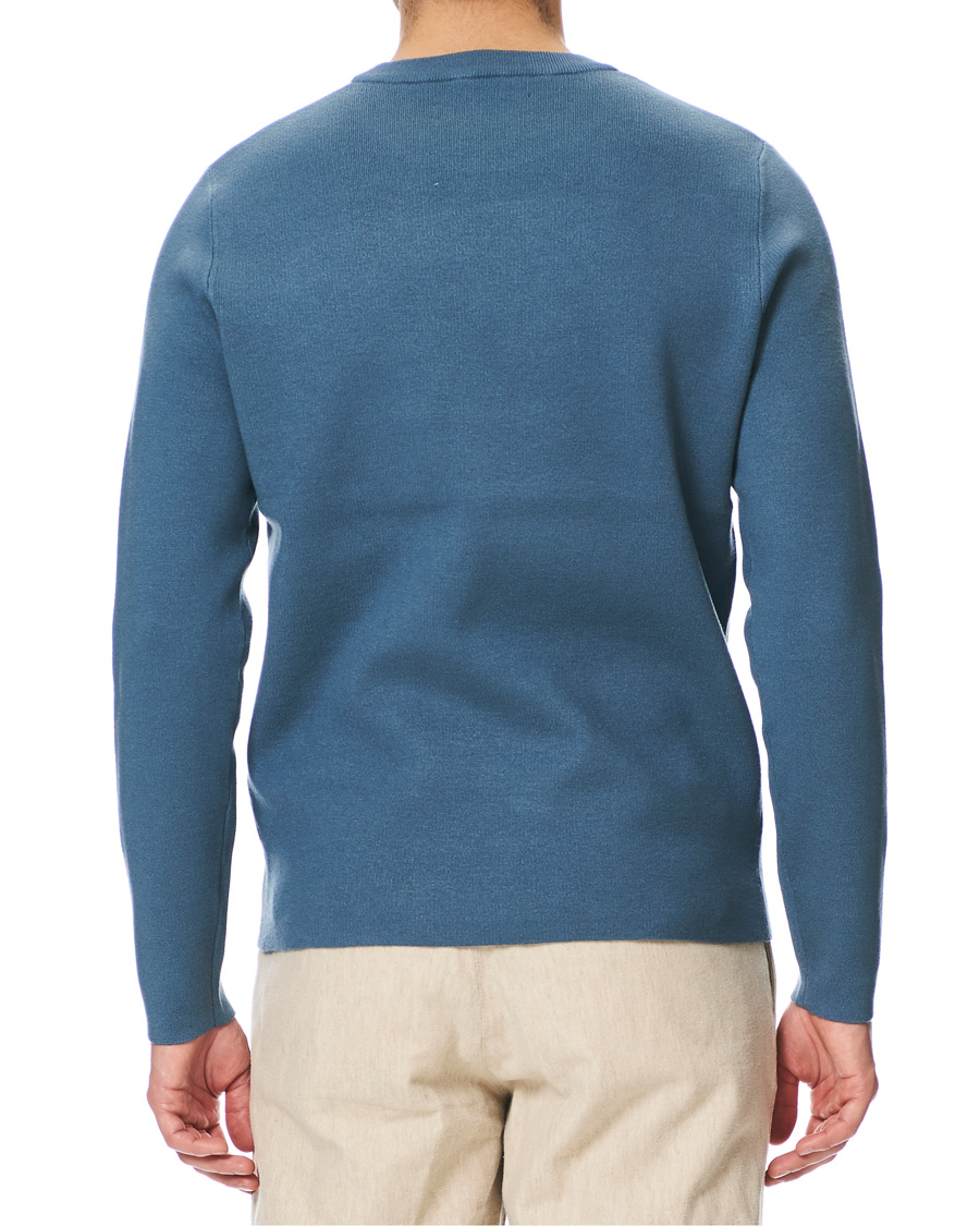 Herre | Trøjer | Samsøe Samsøe | Samsøe & Samsøe Gunan Soft Crew Neck Blue Mirage