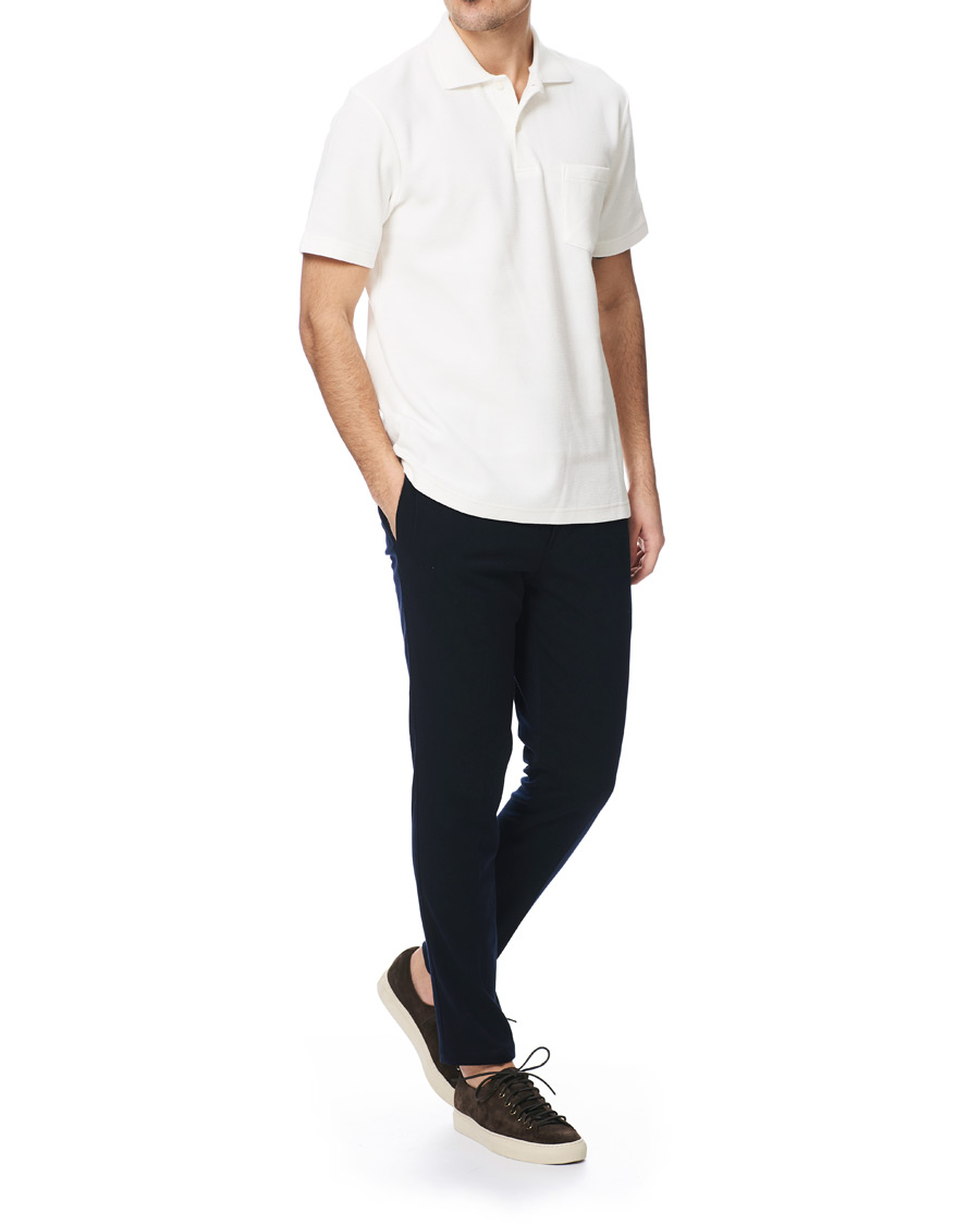 Herre | Polotrøjer | Samsøe Samsøe | Samsøe & Samsøe Taranto Short Sleeve Polo Lily White