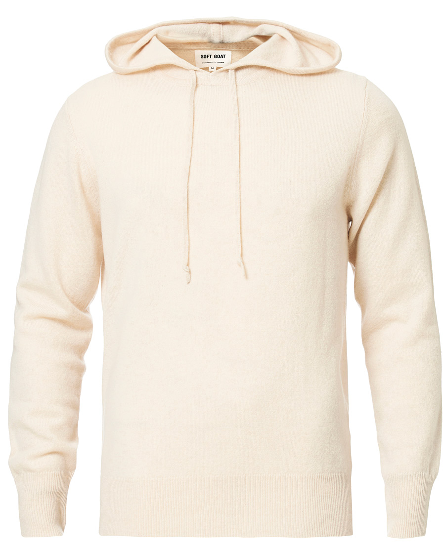 Herre | Trøjer | Soft Goat | Cashmere Hoodie Beige