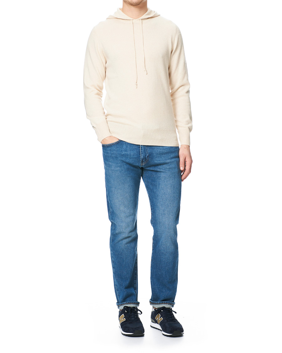 Herre | Trøjer | Soft Goat | Cashmere Hoodie Beige