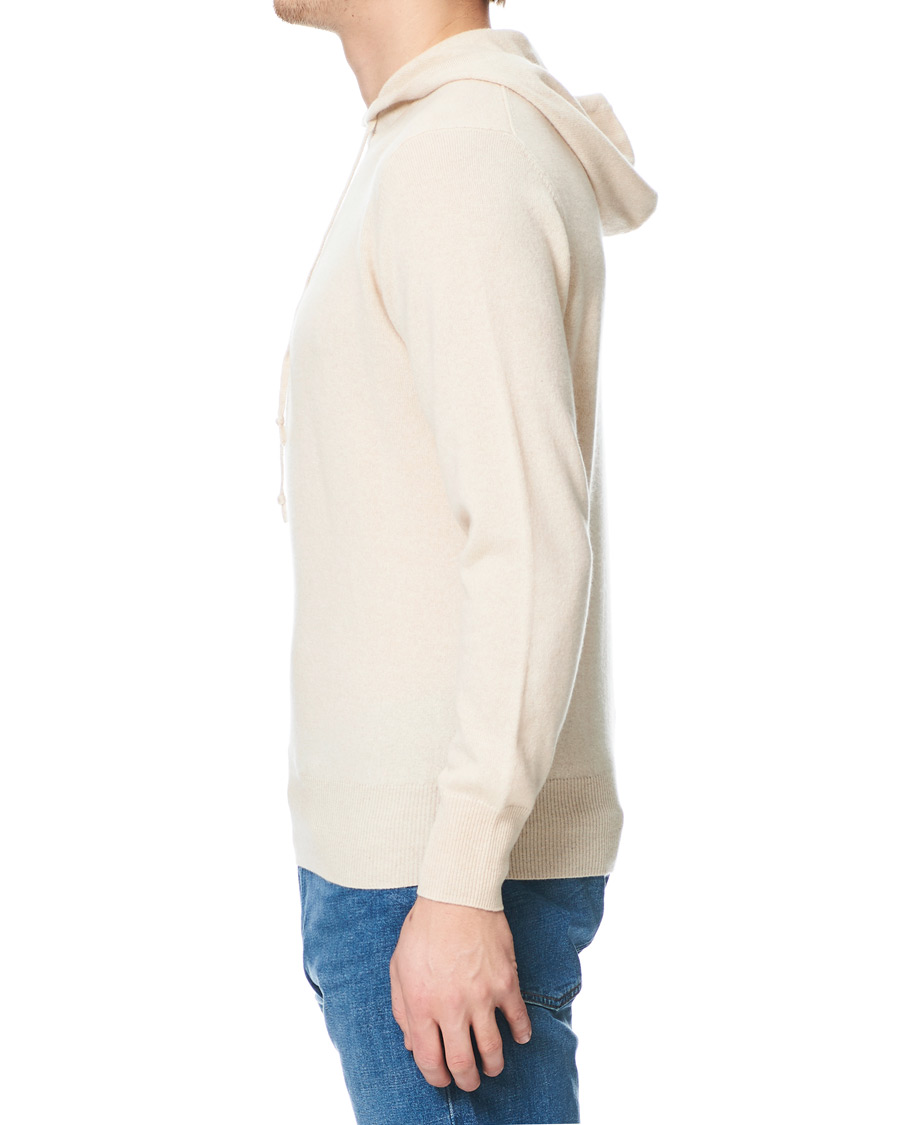 Herre | Trøjer | Soft Goat | Cashmere Hoodie Beige