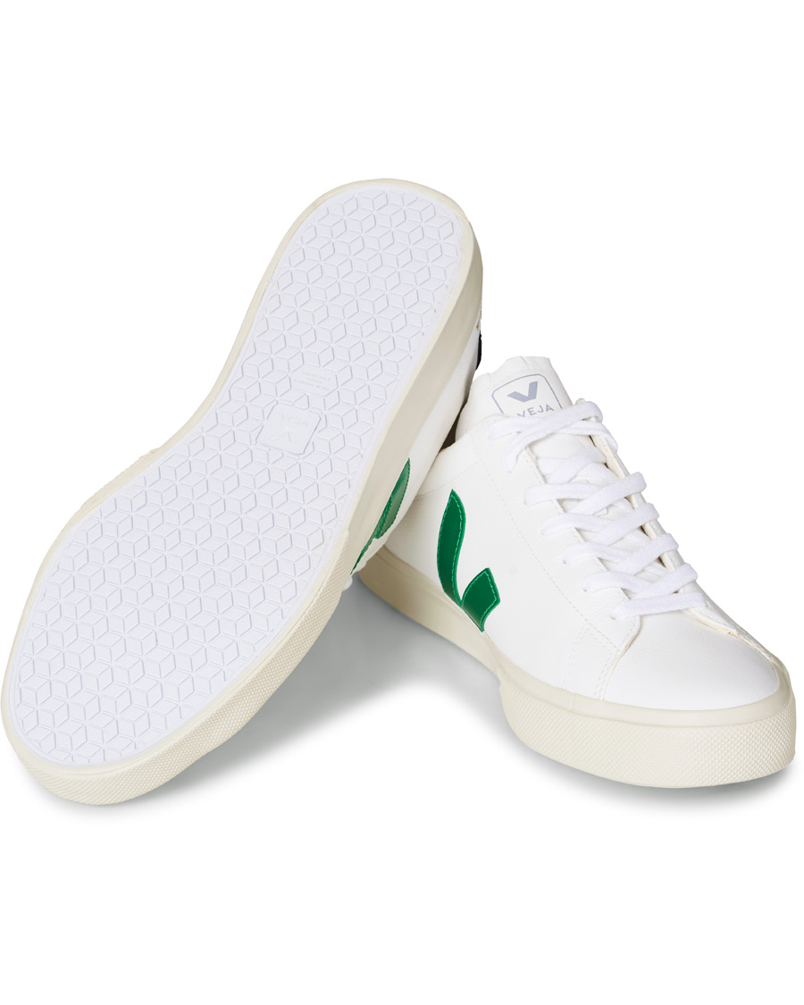 Herre | Veja Campo Sneaker Extra White/Emeraude Black | Veja | Campo Sneaker Extra White/Emeraude Black