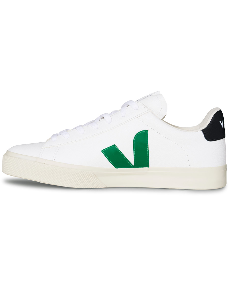 Herre | Veja Campo Sneaker Extra White/Emeraude Black | Veja | Campo Sneaker Extra White/Emeraude Black