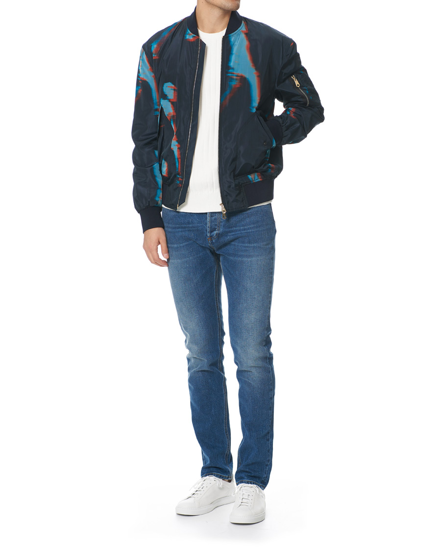 Herre | Jakker | Paul Smith | Heating Map Poly/Silk Bomber Jacket Print