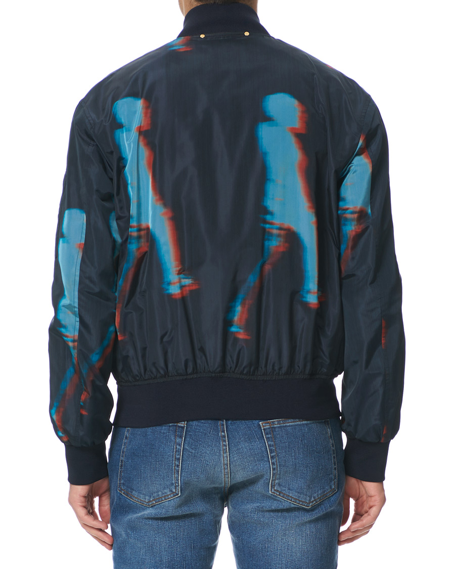 Herre | Jakker | Paul Smith | Heating Map Poly/Silk Bomber Jacket Print