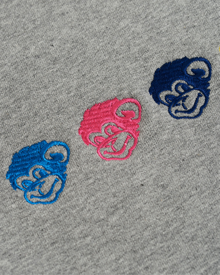 Herre | Trøjer | PS Paul Smith | Monkeys Sweatshirt Grey Melange