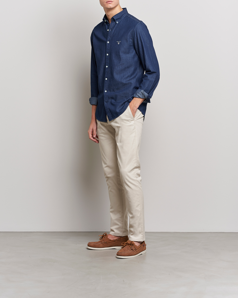 Herre | Bukser | GANT | Slim Fit Tech Prep Chino Putty