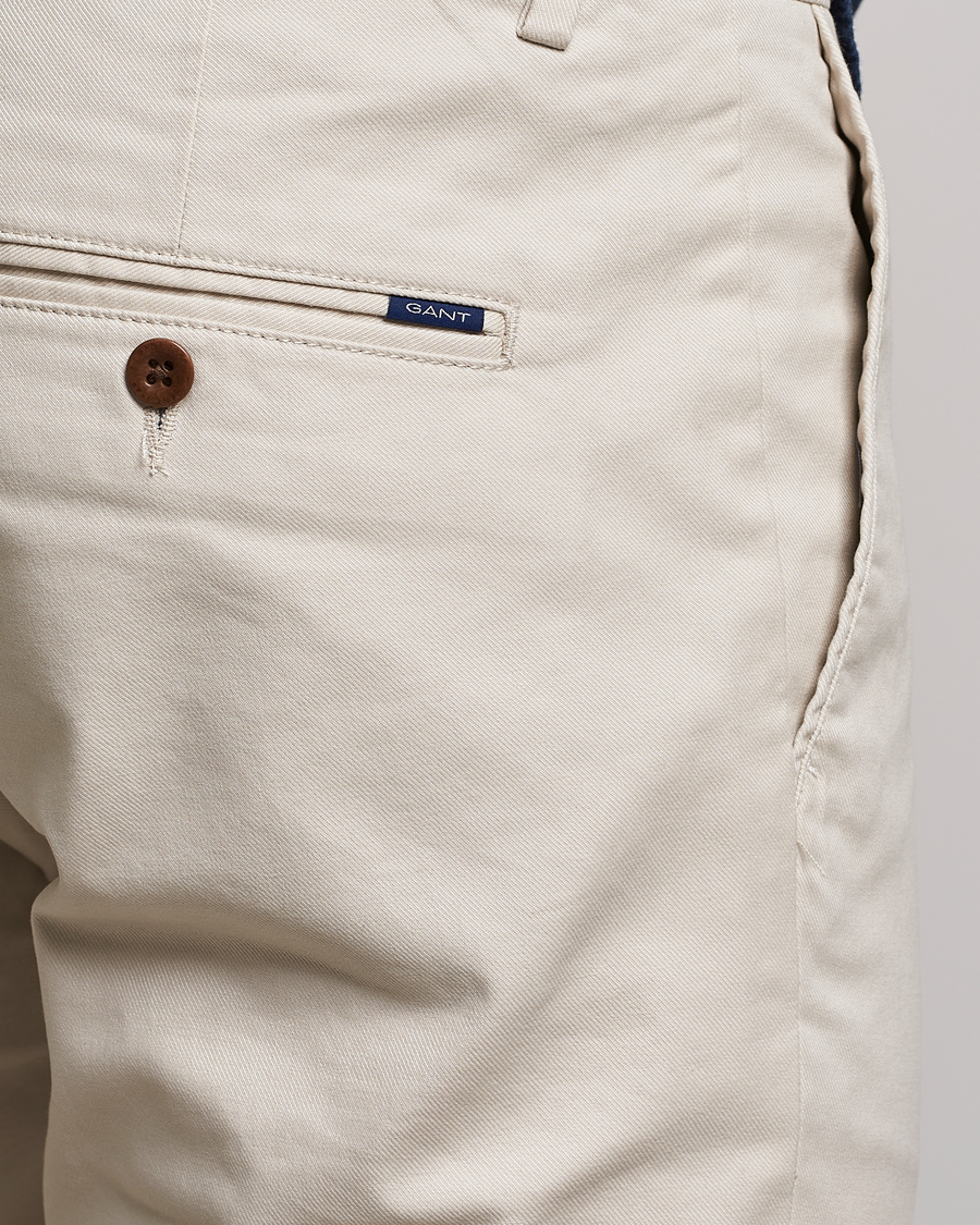 Herre | Bukser | GANT | Slim Fit Tech Prep Chino Putty