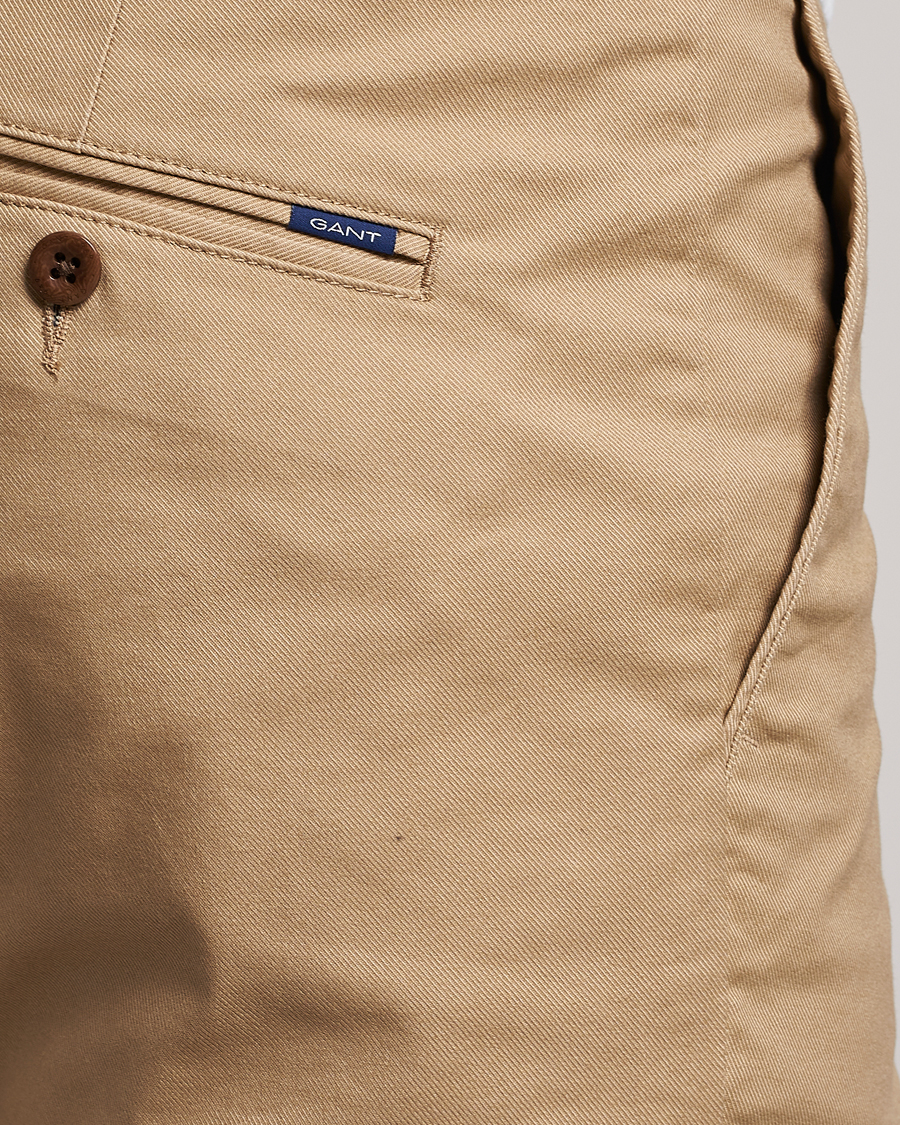Herre | Bukser | GANT | Slim Fit Tech Prep Chino Dark Khaki