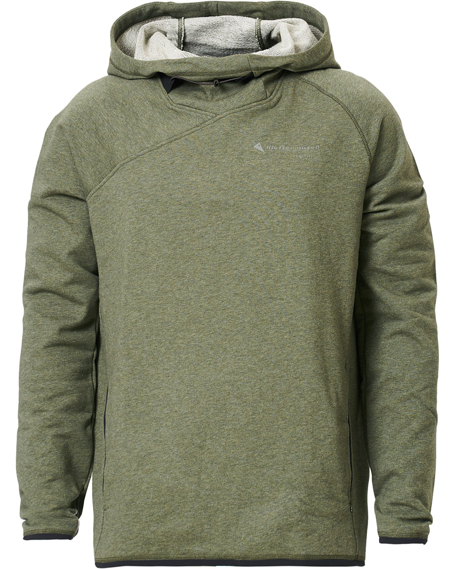 Herre | Trøjer | Klättermusen | Falen Hooded Sweatshirt Dusty Green