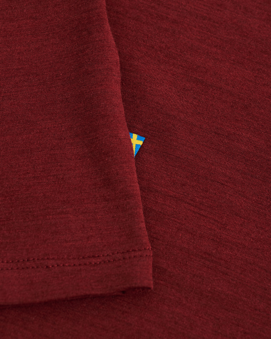 Herre | T-Shirts | Klättermusen | Fafne Active Baselayer Tee Burnt Russet