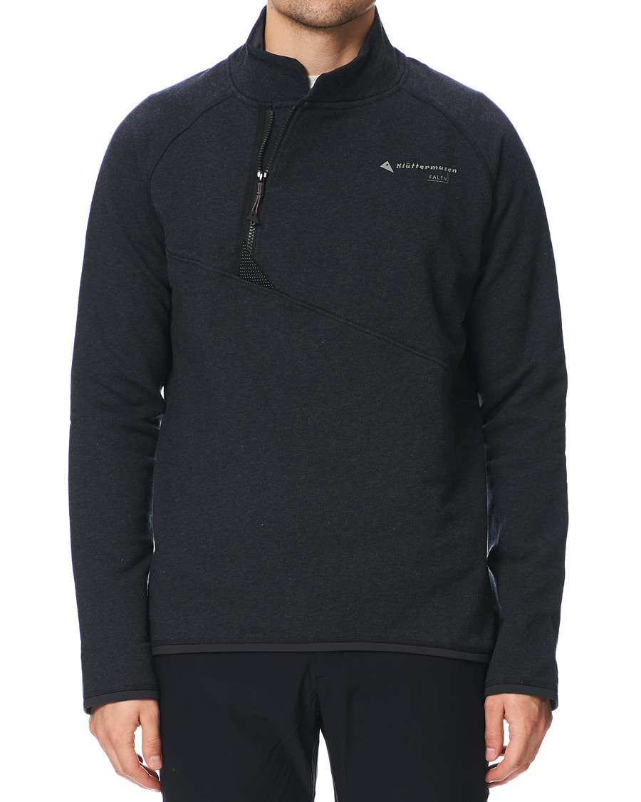 Herre | Trøjer | Klättermusen | Falen Crew Neck Sweatshirt Raven