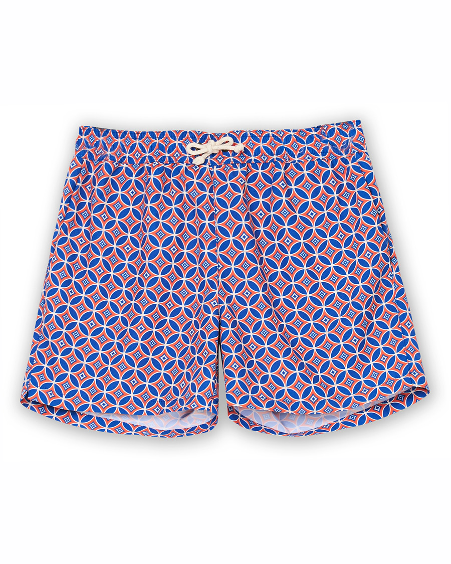 Herre | Badebukser | Ripa Ripa | Levante Printed Swimshorts Red/Blue