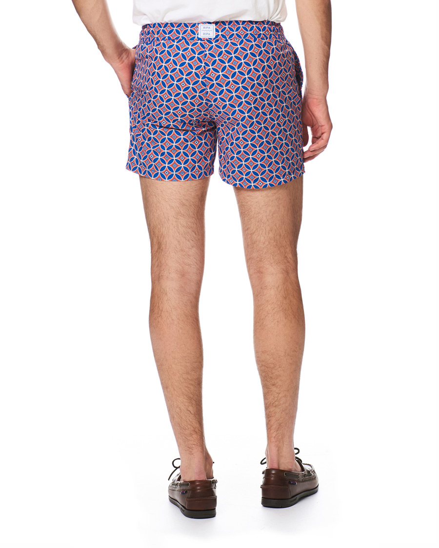 Herre | Badebukser | Ripa Ripa | Levante Printed Swimshorts Red/Blue