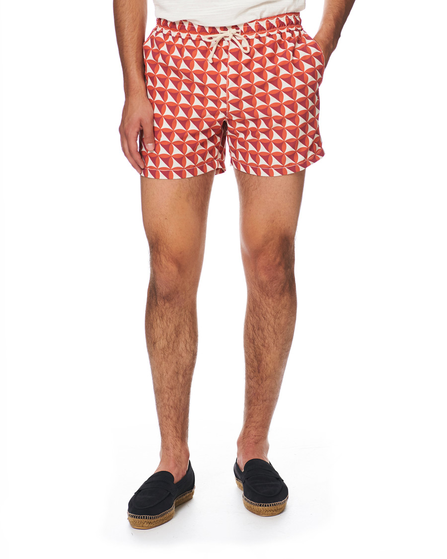Herre | Badebukser | Ripa Ripa | Vele Printed Swimshorts Red