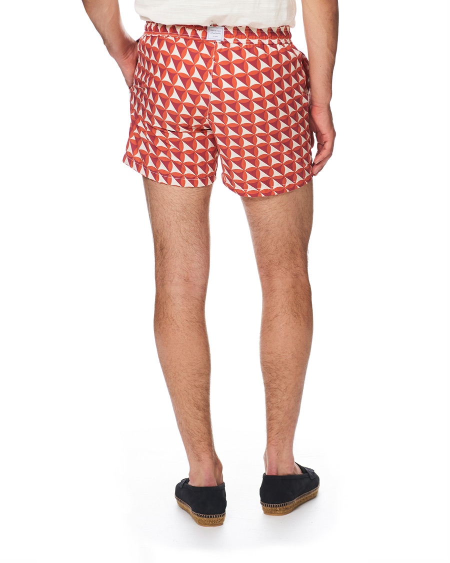 Herre | Badebukser | Ripa Ripa | Vele Printed Swimshorts Red