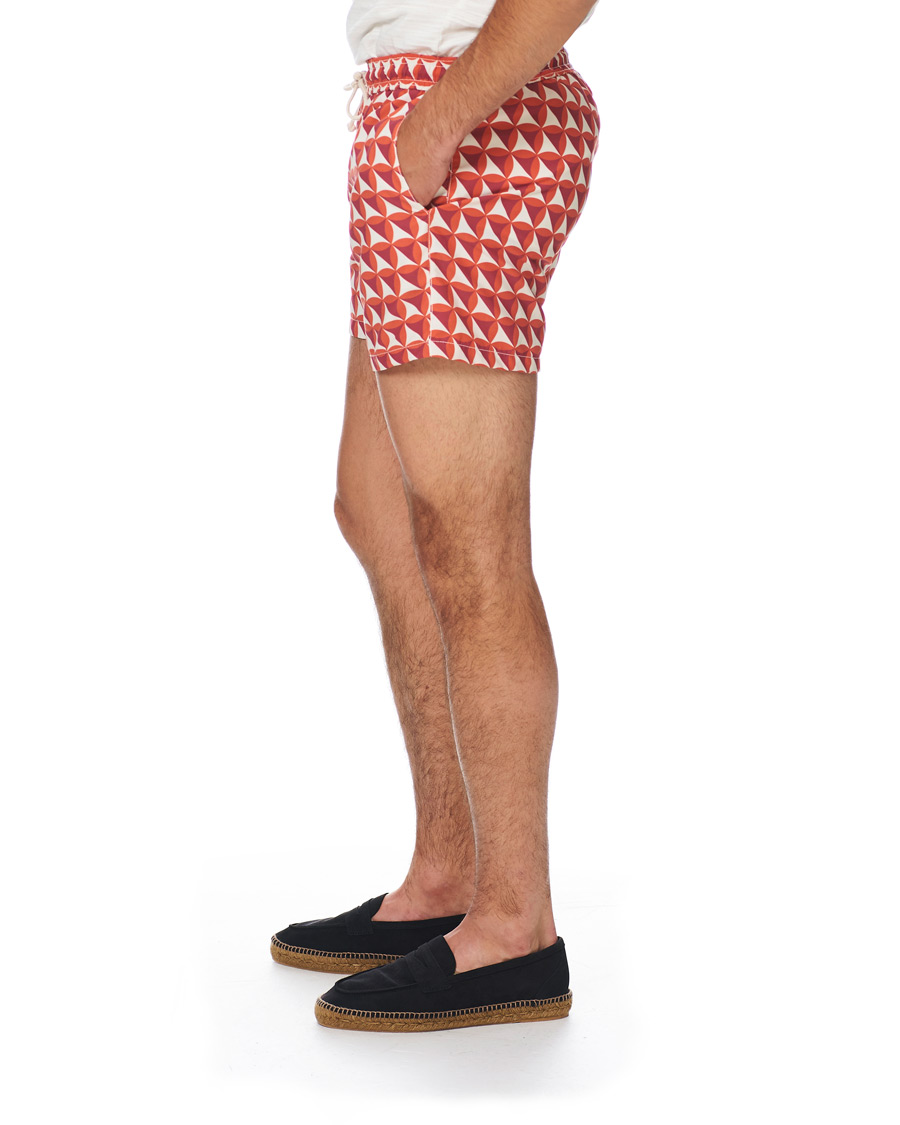 Herre | Badebukser | Ripa Ripa | Vele Printed Swimshorts Red
