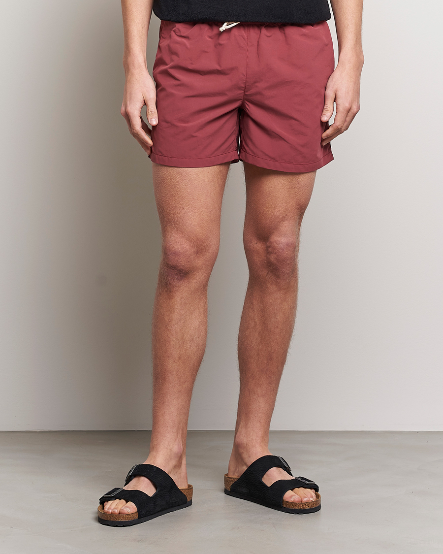 Herre | Italian Department | Ripa Ripa | Plain Swimshorts Soft Red