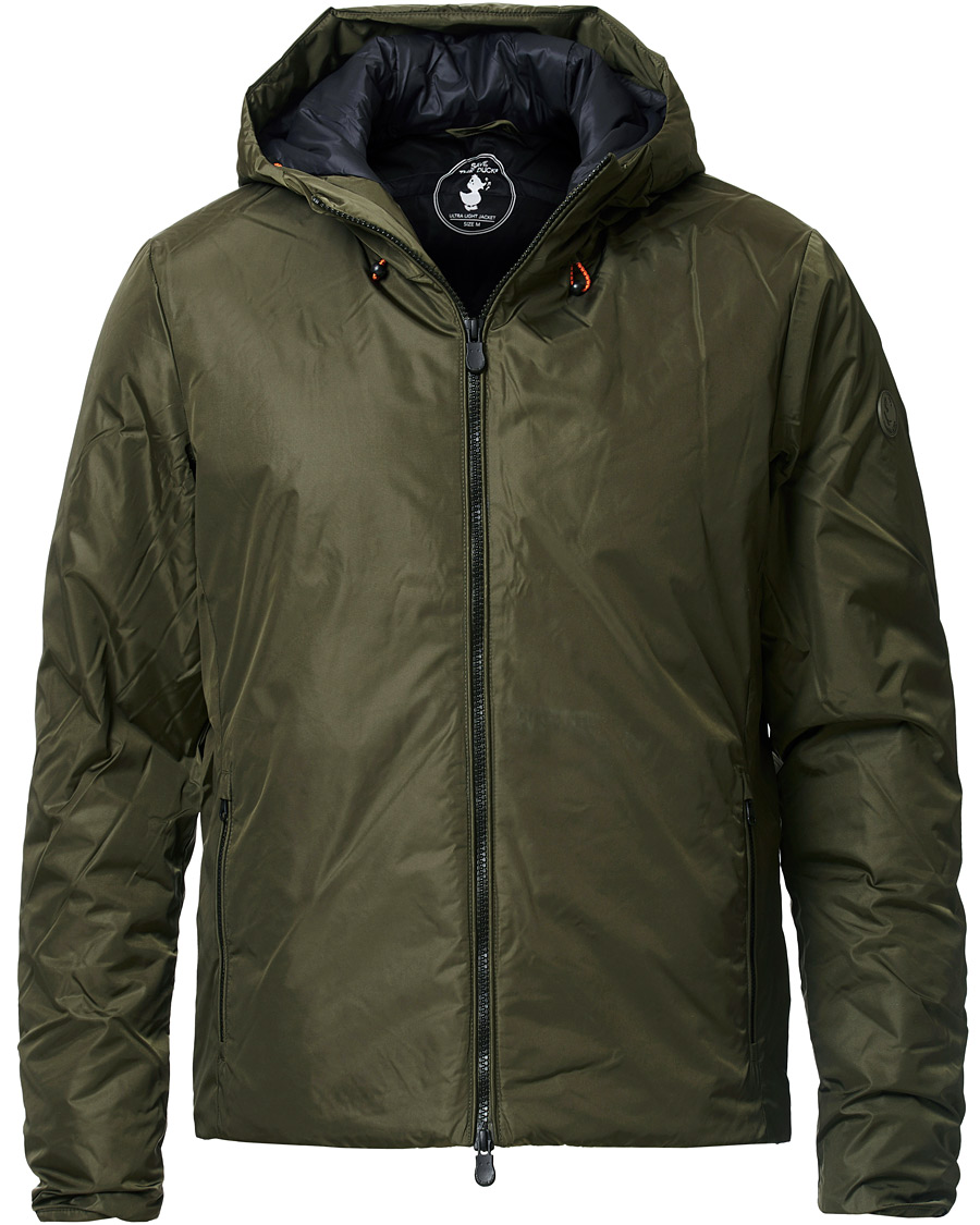 Herre | Jakker | Save The Duck | Lightweight Shiny Jacket Dusty Olive