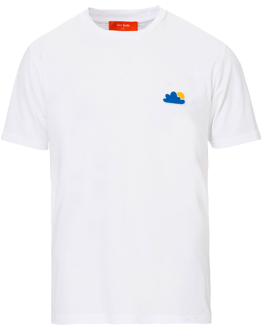 Herre | T-Shirts | Sunspel | John Booth Colab Organic Tee White XXL