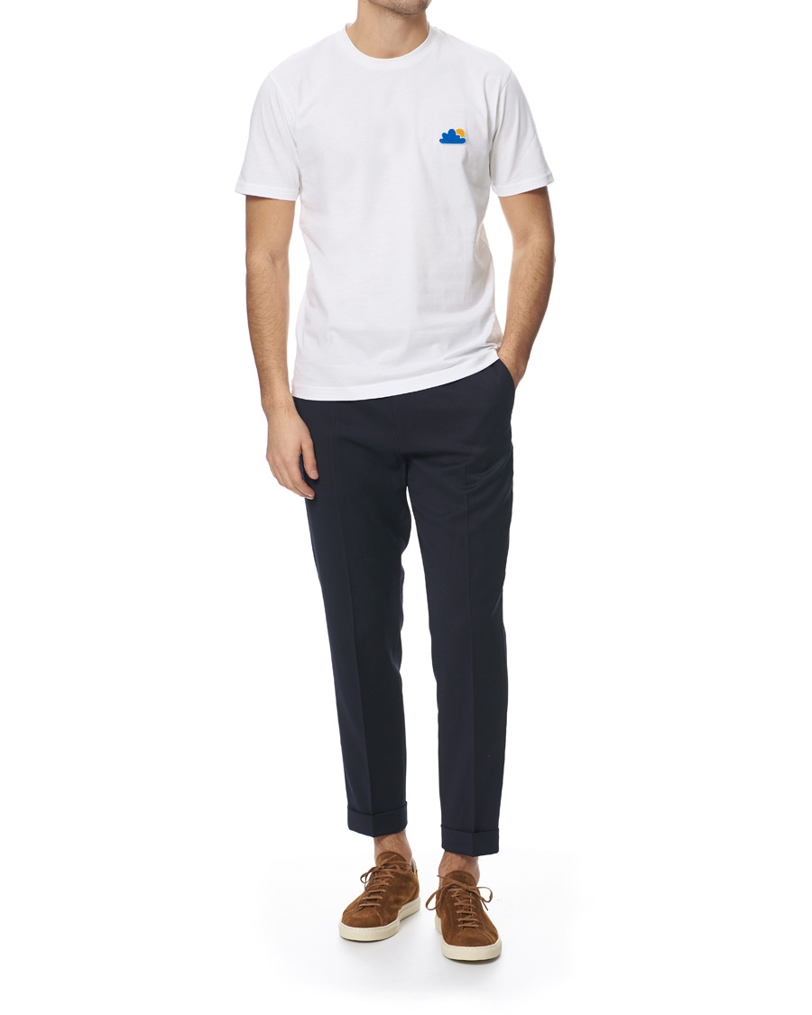 Herre | T-Shirts | Sunspel | John Booth Colab Organic Tee White XXL