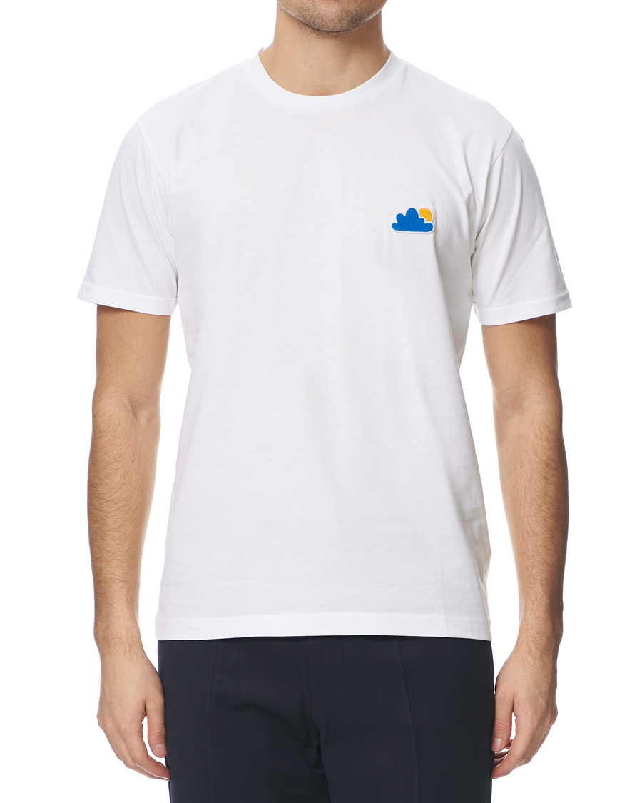 Herre | T-Shirts | Sunspel | John Booth Colab Organic Tee White XXL