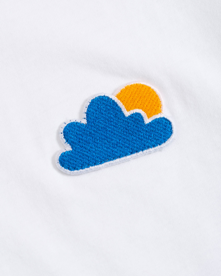 Herre | T-Shirts | Sunspel | John Booth Colab Organic Tee White XXL