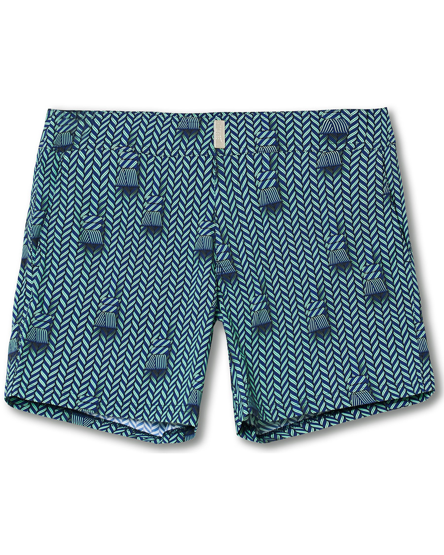 Herre | Badebukser | Vilebrequin | Merise Superflex Maharadjah Swim Shorts Bleu Batik