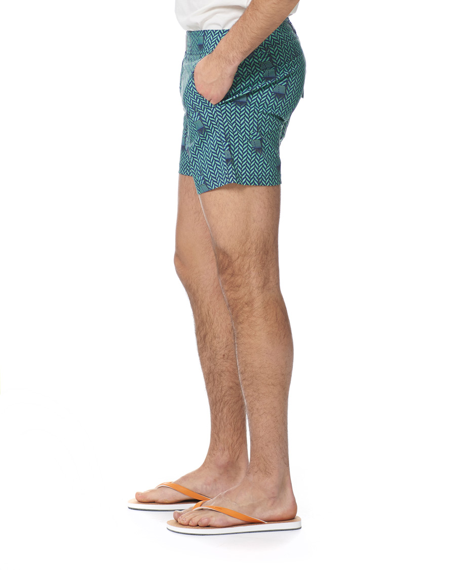 Herre | Badebukser | Vilebrequin | Merise Superflex Maharadjah Swim Shorts Bleu Batik