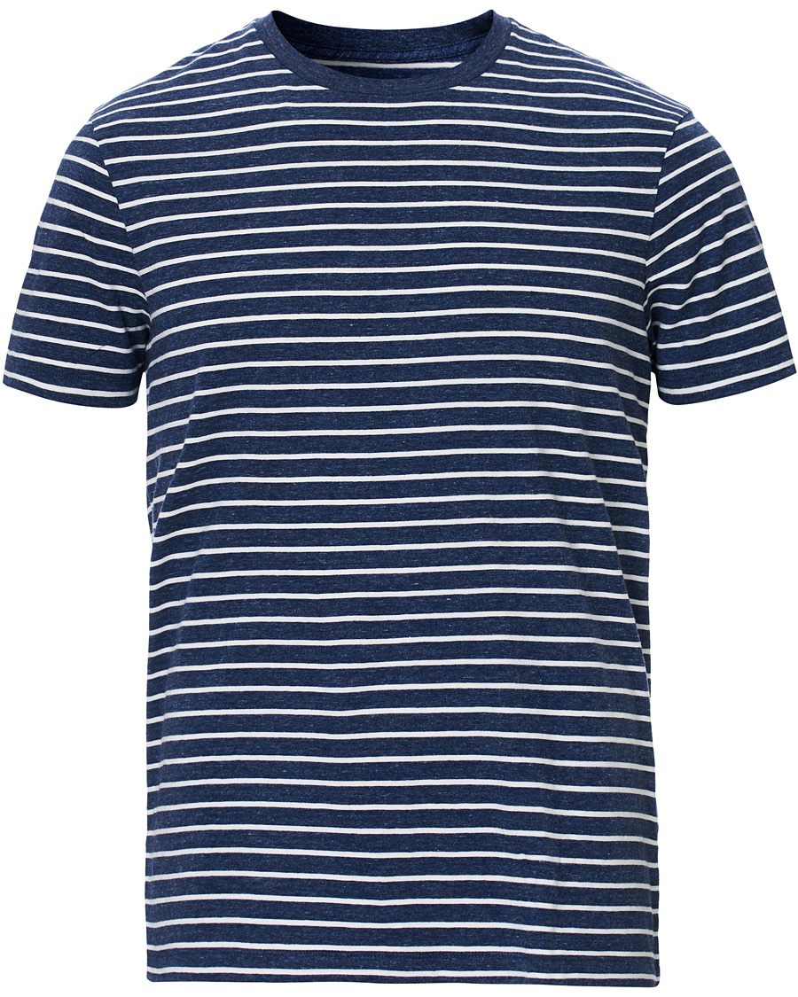 Herre | T-Shirts | J.Crew | Vincent Stripe Tee Heather Ink