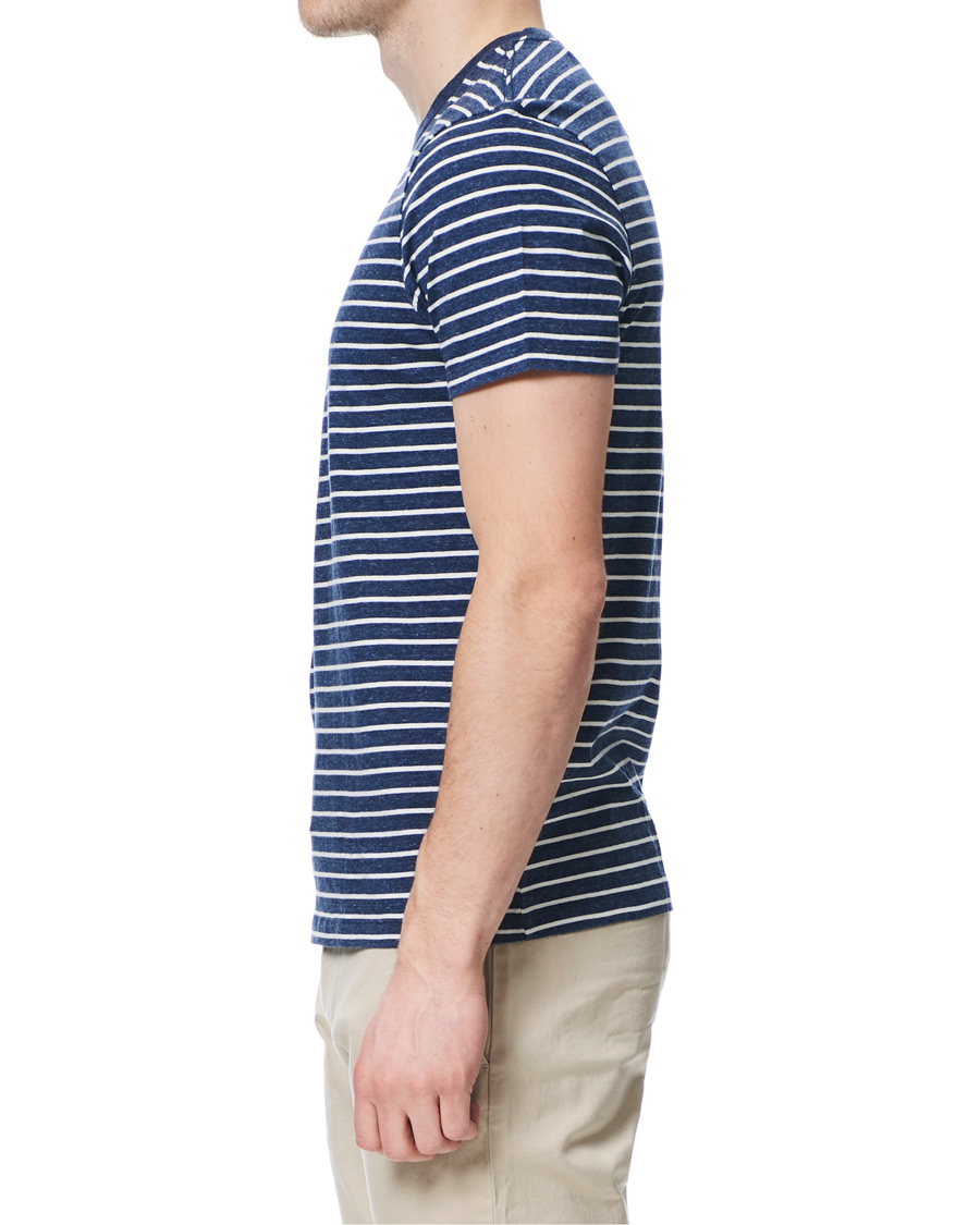 Herre | T-Shirts | J.Crew | Vincent Stripe Tee Heather Ink