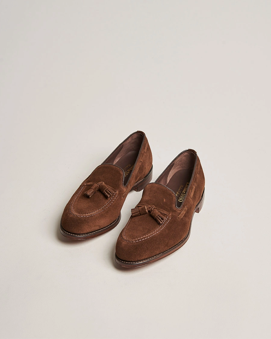 Herre | Festive | Loake 1880 | Russell Tassel Loafer Polo Oiled Suede